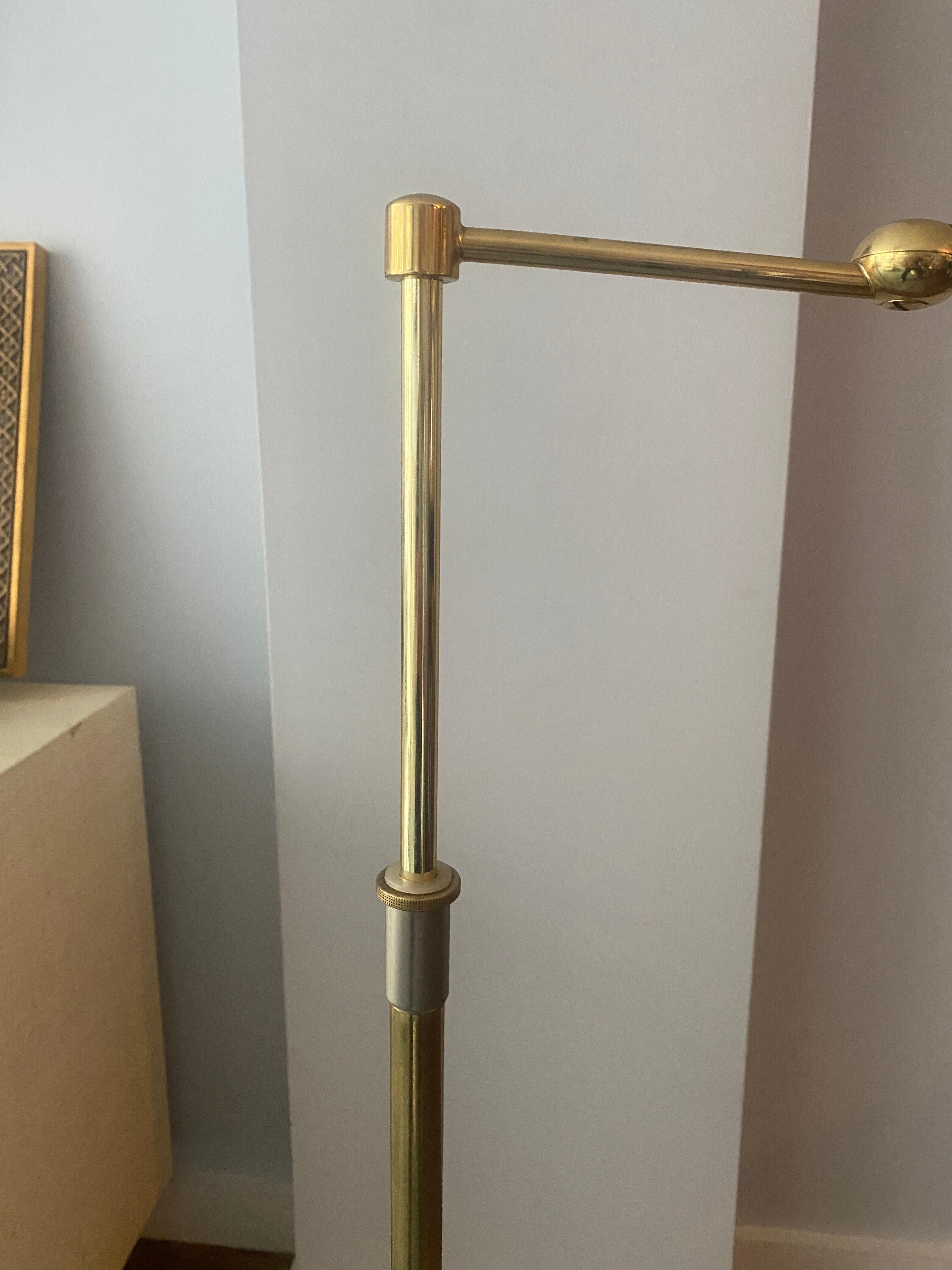 20th Century Original Discontinued Holtkotter  Swing Arm Floor Lamp