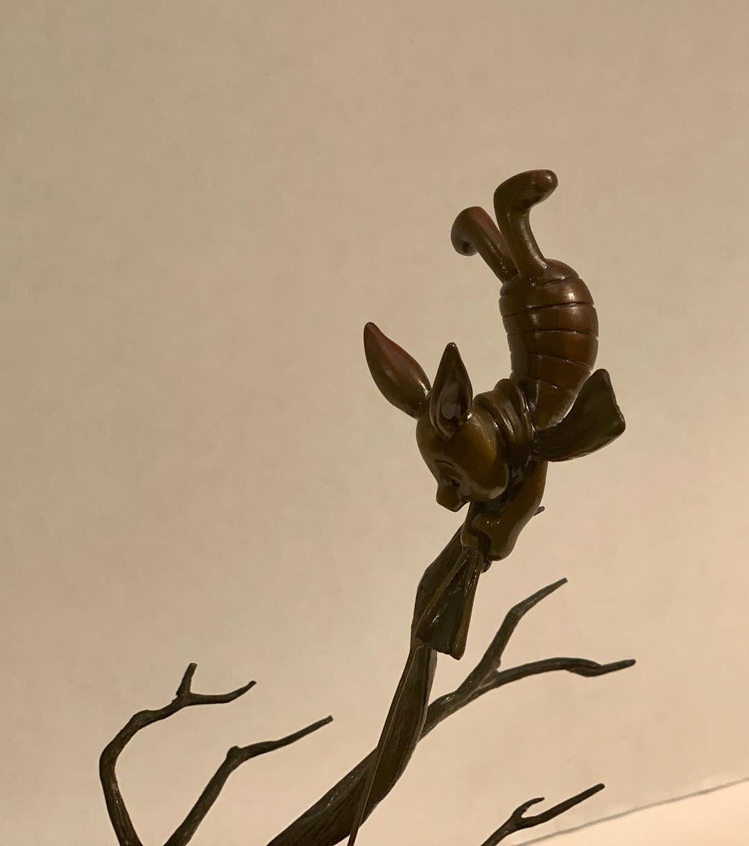 Original Disney Winnie the Pooh Bronze Sculpture 