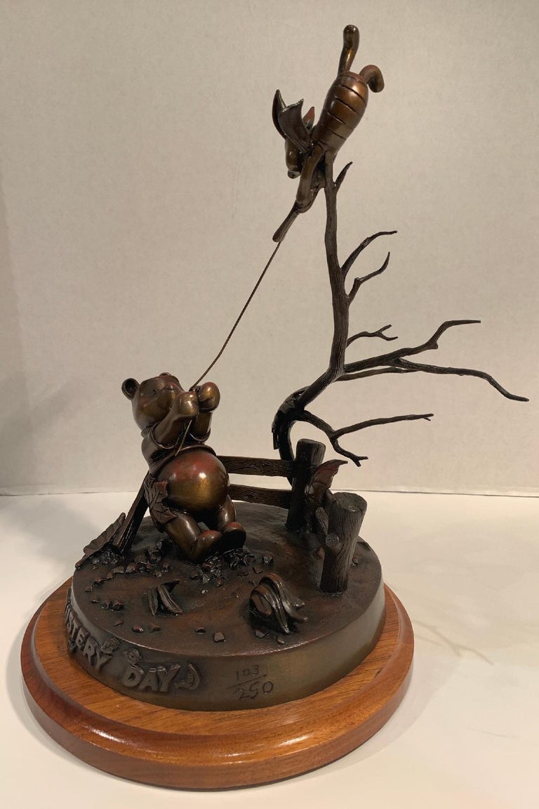 winnie the pooh stone statue