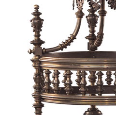 Original Documented Otto Wagner's Private Belonging Dining Room Chandelier