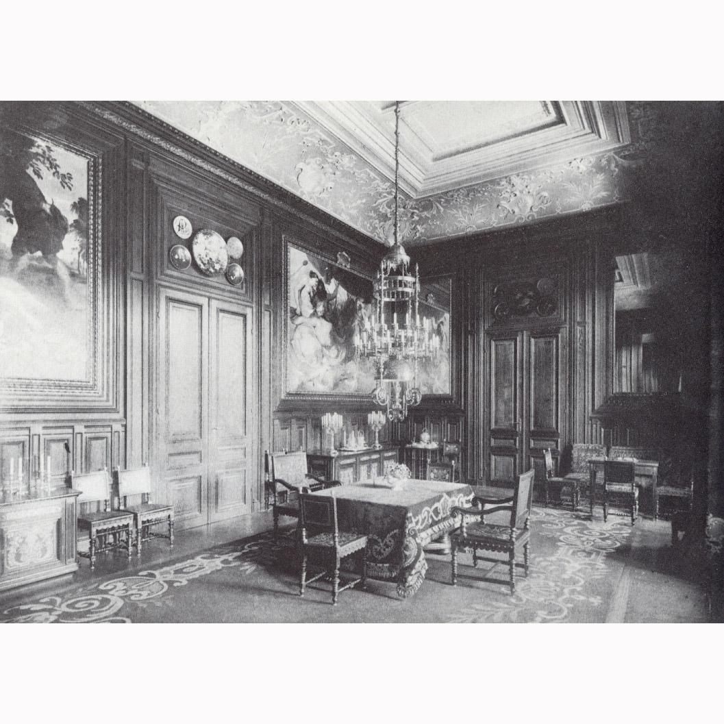 Lámpara de araña original documentada del comedor privado de Otto Wagner Hecho a mano en venta