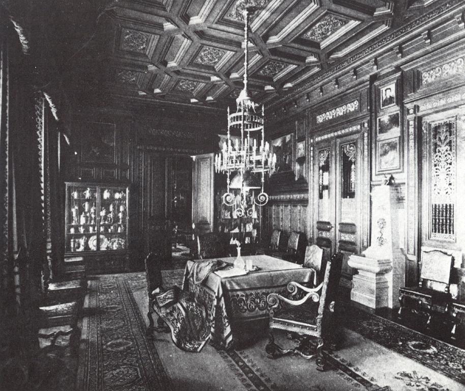 Lámpara de araña original documentada del comedor privado de Otto Wagner siglo XIX en venta