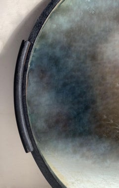 Original Donald Deskey Deco Wood Mirror para Valentine Seaver