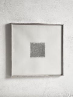 Original Drawing by Günther Uecker “Diagonale Struktur” Sign Uecker 74