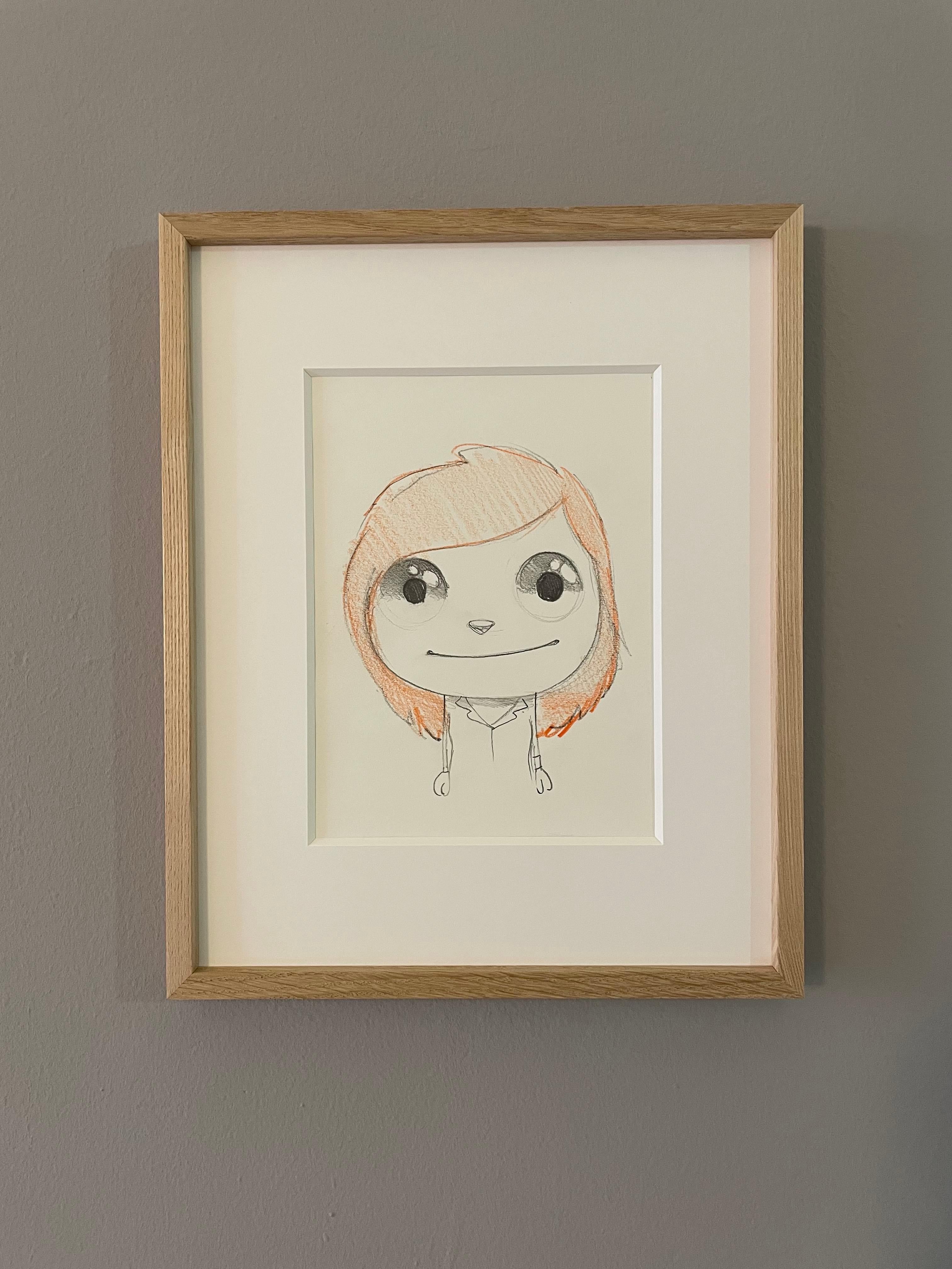 Javier Calleja (1971)
Unbetitelt (Frances)
2017
Bleistift und Farbstift auf Papier, signiert, datiert und betitelt (unter dem Passepartout)
11,9 x 8,2 Zoll / 30 x 21 cm
Eingerahmt in Eiche
In tadellosem Zustand

Provenienz:
Tate Ward Auctions,