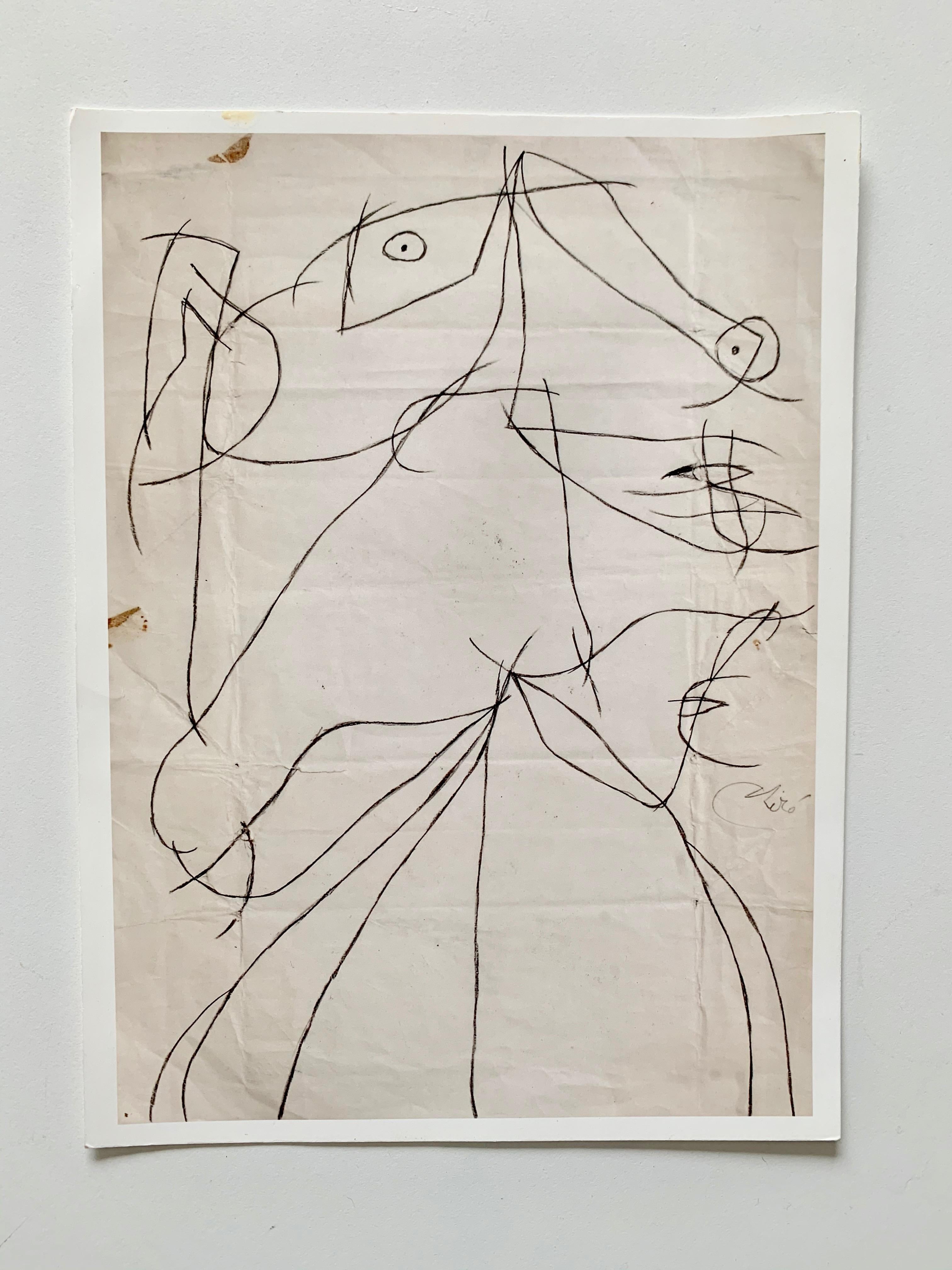 Original Drawing by Joan Miro, 1970s, Spain 3