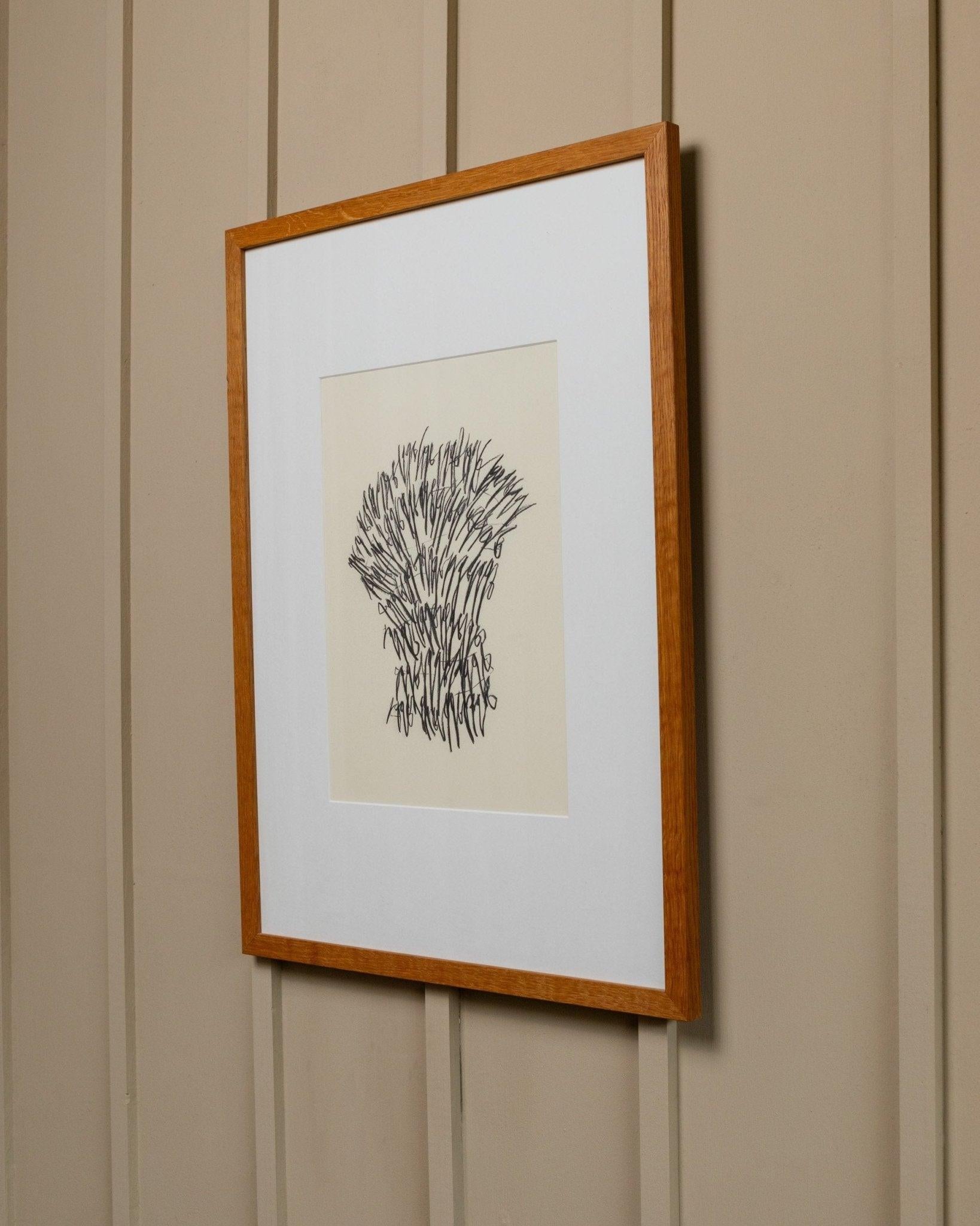 Dibujo original de Paul Wilhelm Jacobs, 2019 Madera en venta