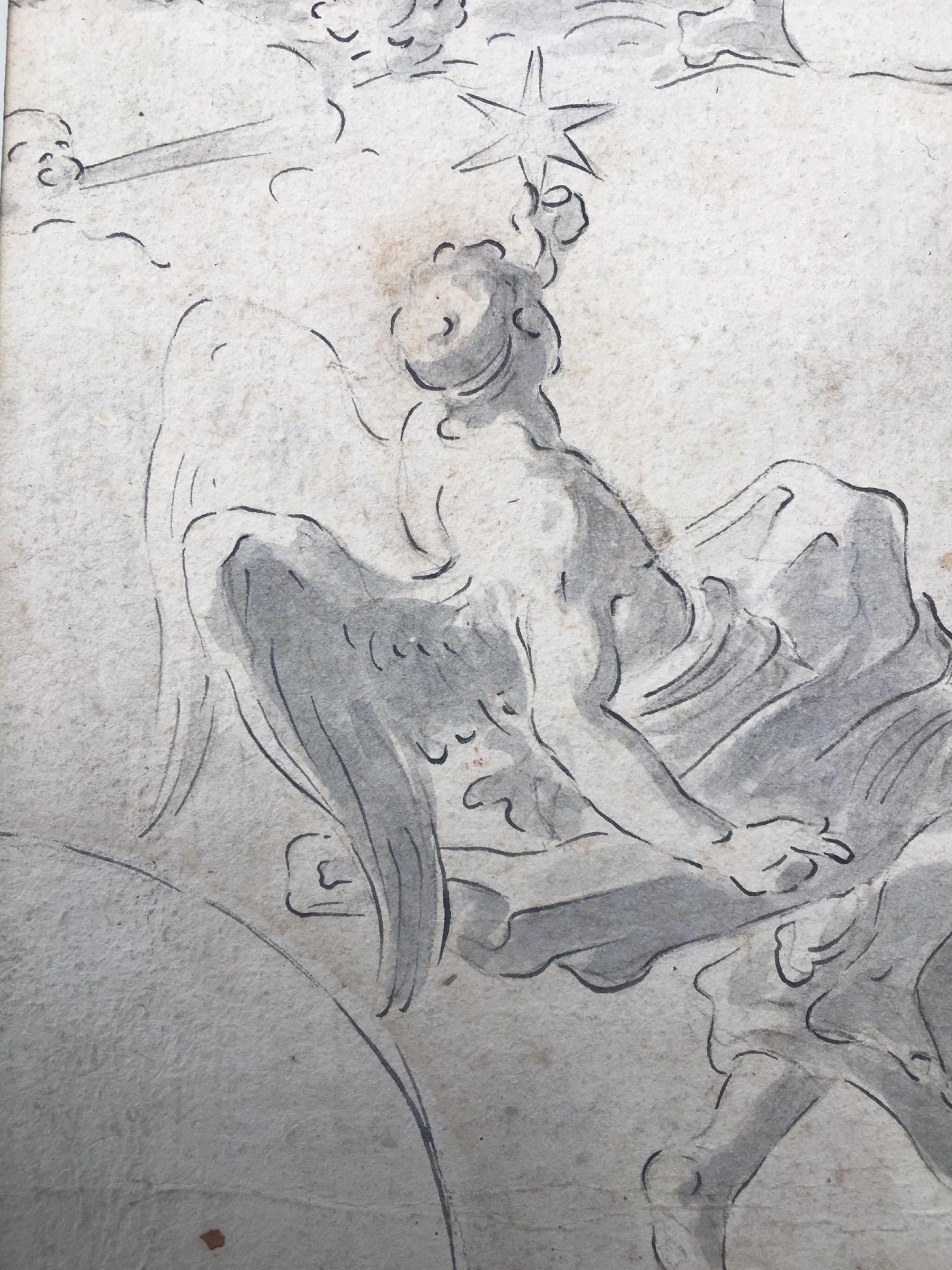 Original Originalzeichnung, Kreis von Giovanni Battista Tiepolo 1696-1770 Venedig, Italien im Angebot 2