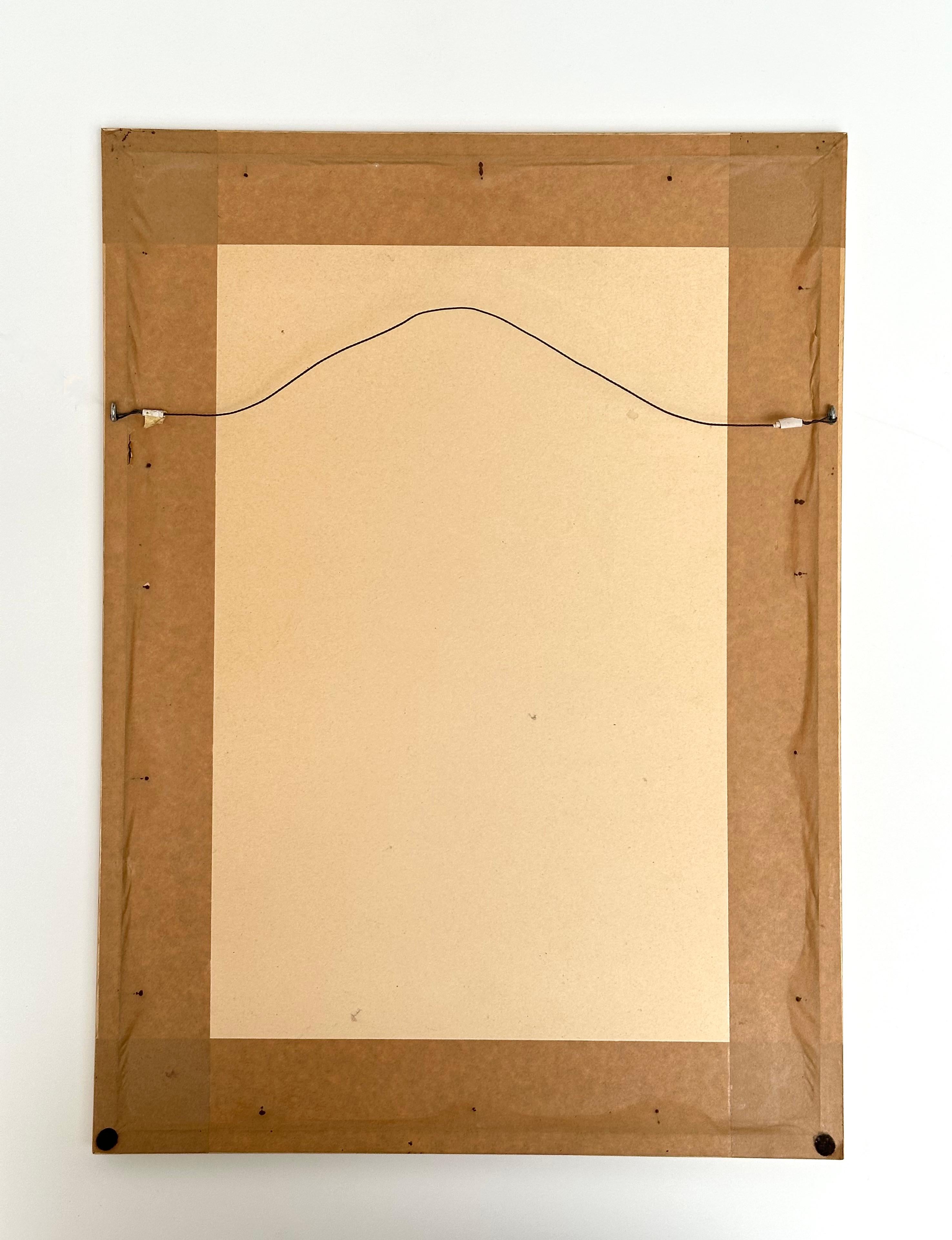Dessin original, Vues de la Drôme provençale, Alice Colonieu, Roaix c. 1960 en vente 1