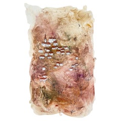 Dessin original, Vues de la Drôme provençale, Alice Colonieu, Roaix c. 1960