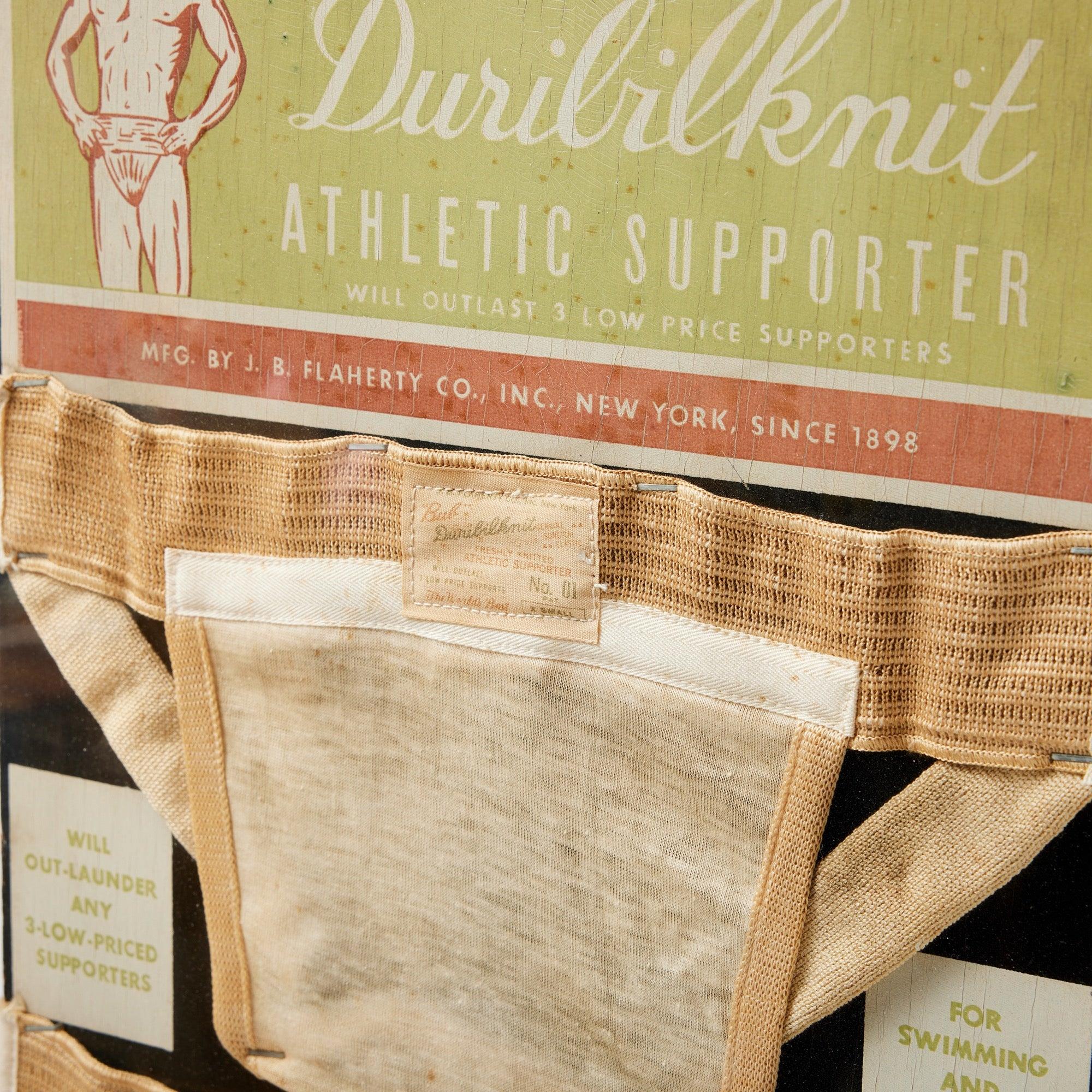 Original Athletic Supporter Merchandising Display?für ein Sportbekleidungsgeschäft, das den tatsächlichen Gebrauch des Modells zeigt.