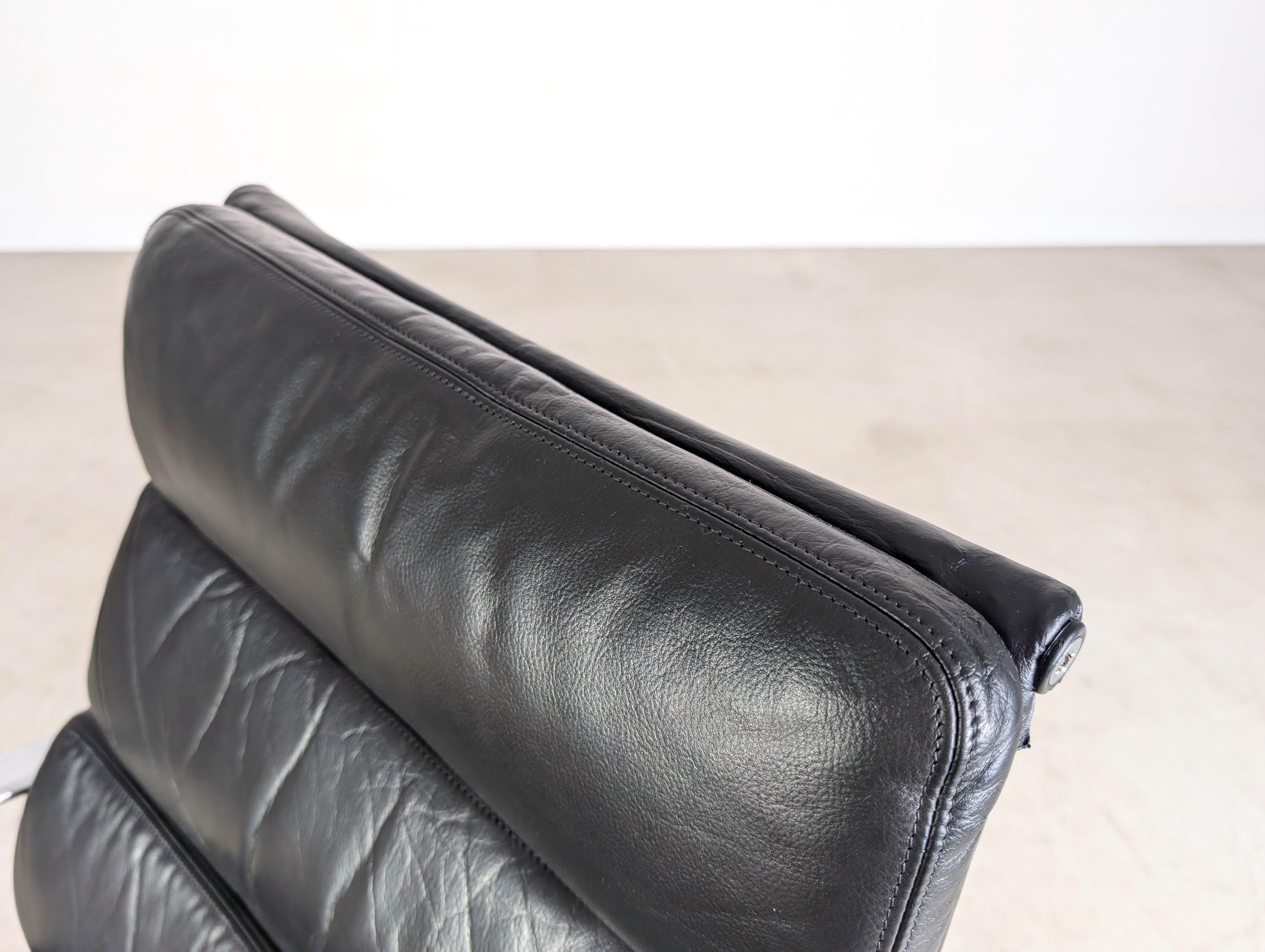Original EA 216 Sessel Herman Miller Charles Ray Eames soft pad en vente 2