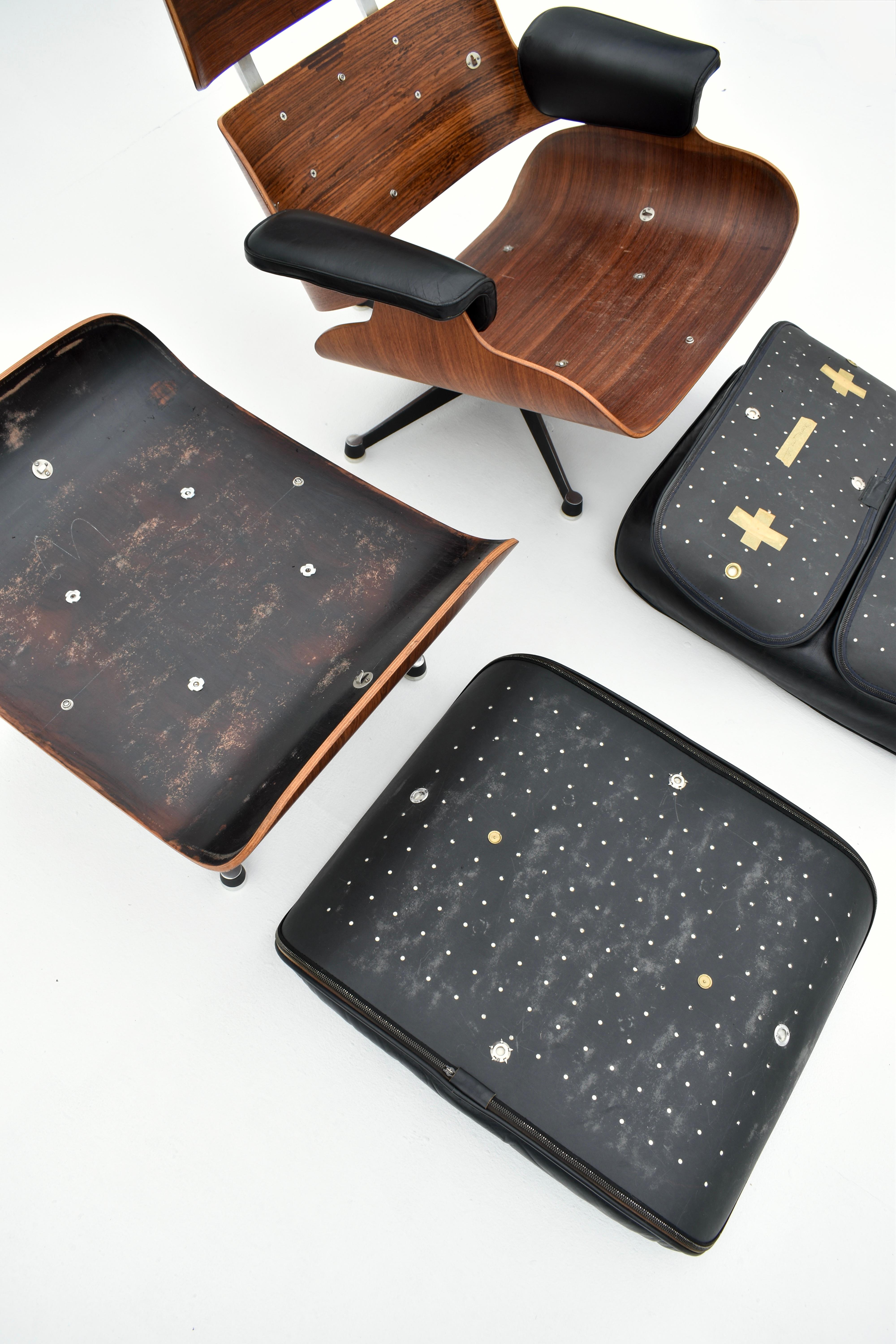 Original Eames Lounge Chair & Ottoman For Hille, London (Herman Miller, Vitra) 8