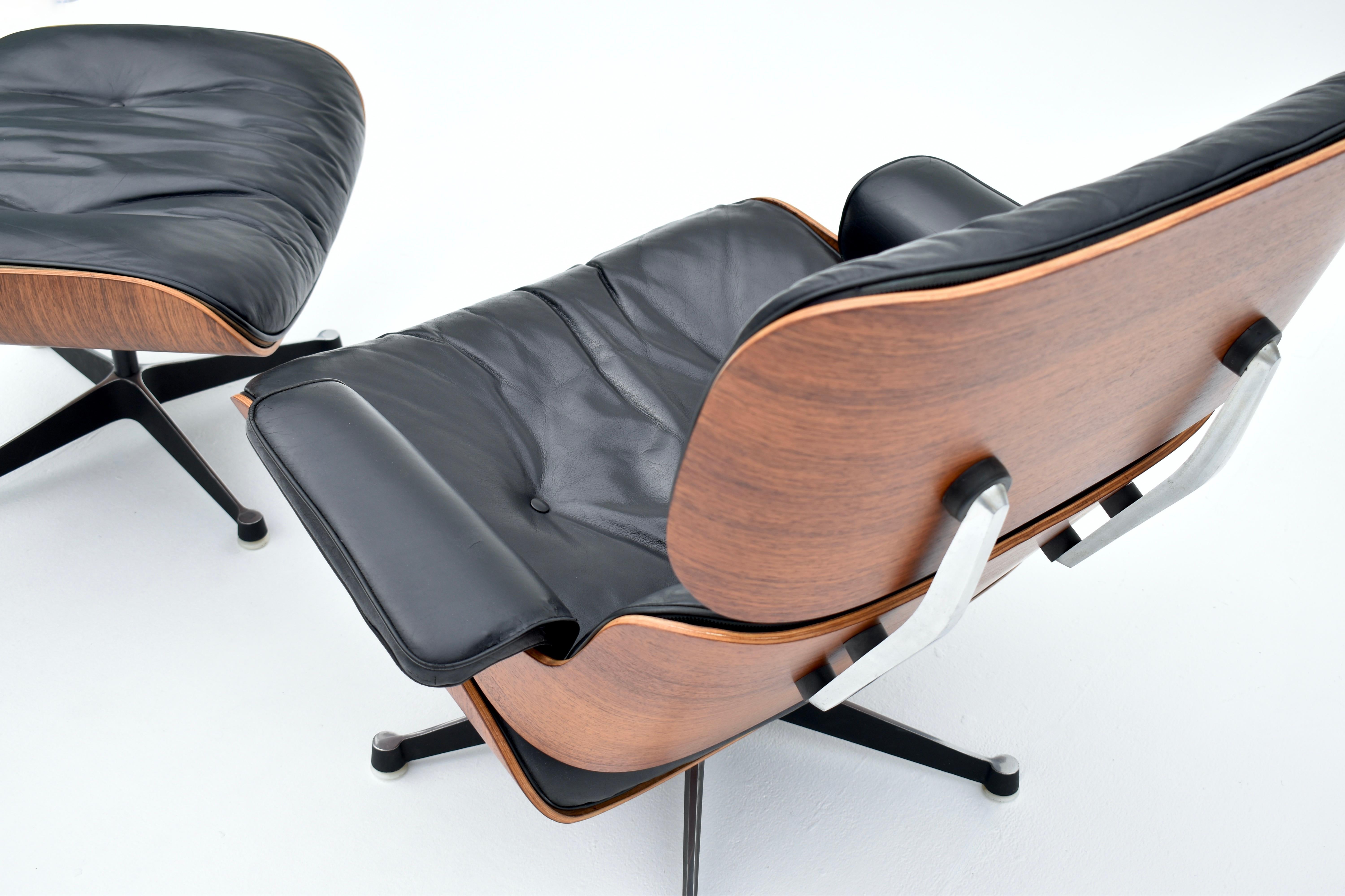 British Original Eames Lounge Chair & Ottoman For Hille, London (Herman Miller, Vitra)