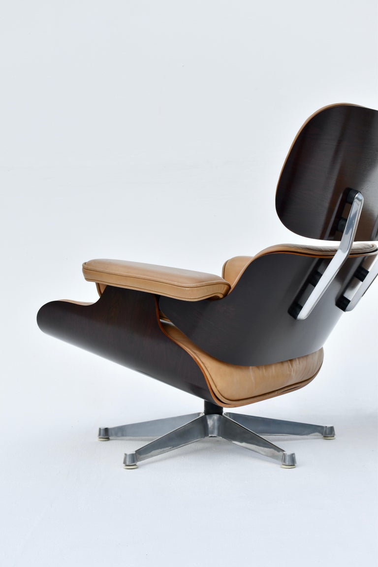 Original Eames Lounge Chair and Ottoman For ICF Italy at 1stDibs ...