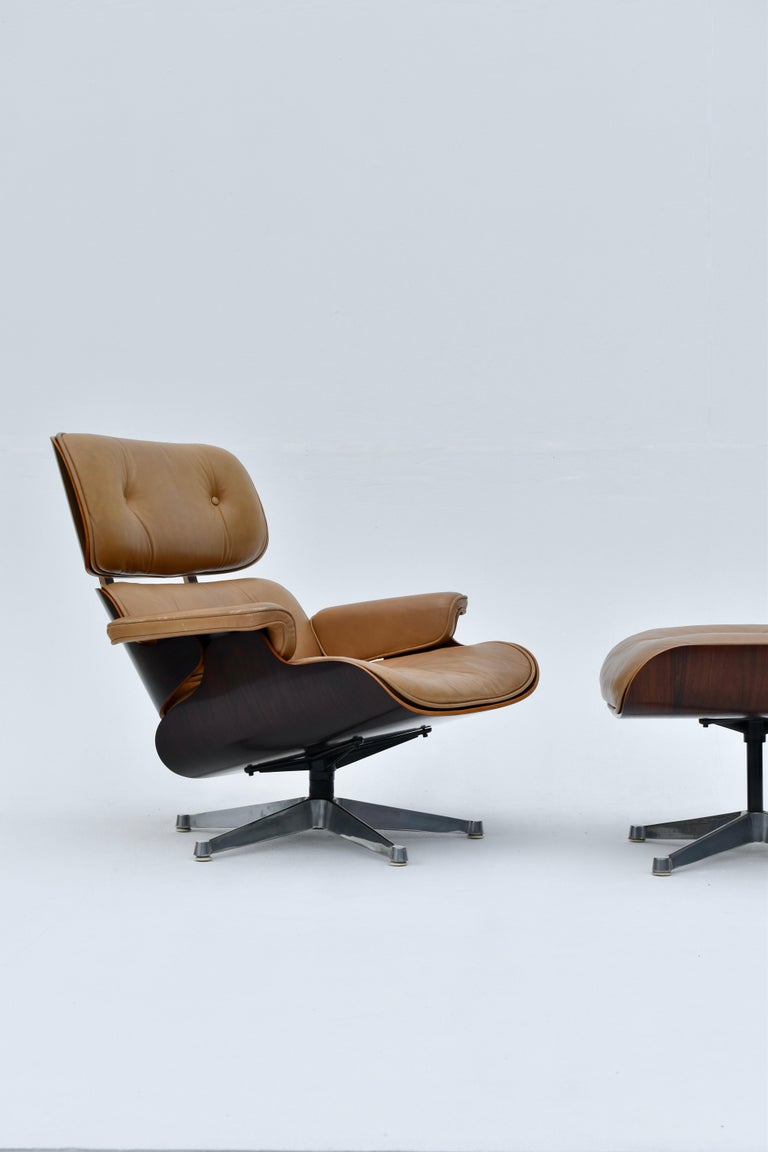 verzonden perspectief Pickering Original Eames Lounge Chair and Ottoman For ICF Italy at 1stDibs | eames  chair