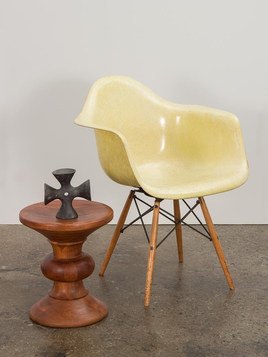 Mid-Century Modern Original Eames Time Life Stool B For Sale