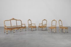 Original Early 19th Century Louis XV Chair in Carved Wood, France