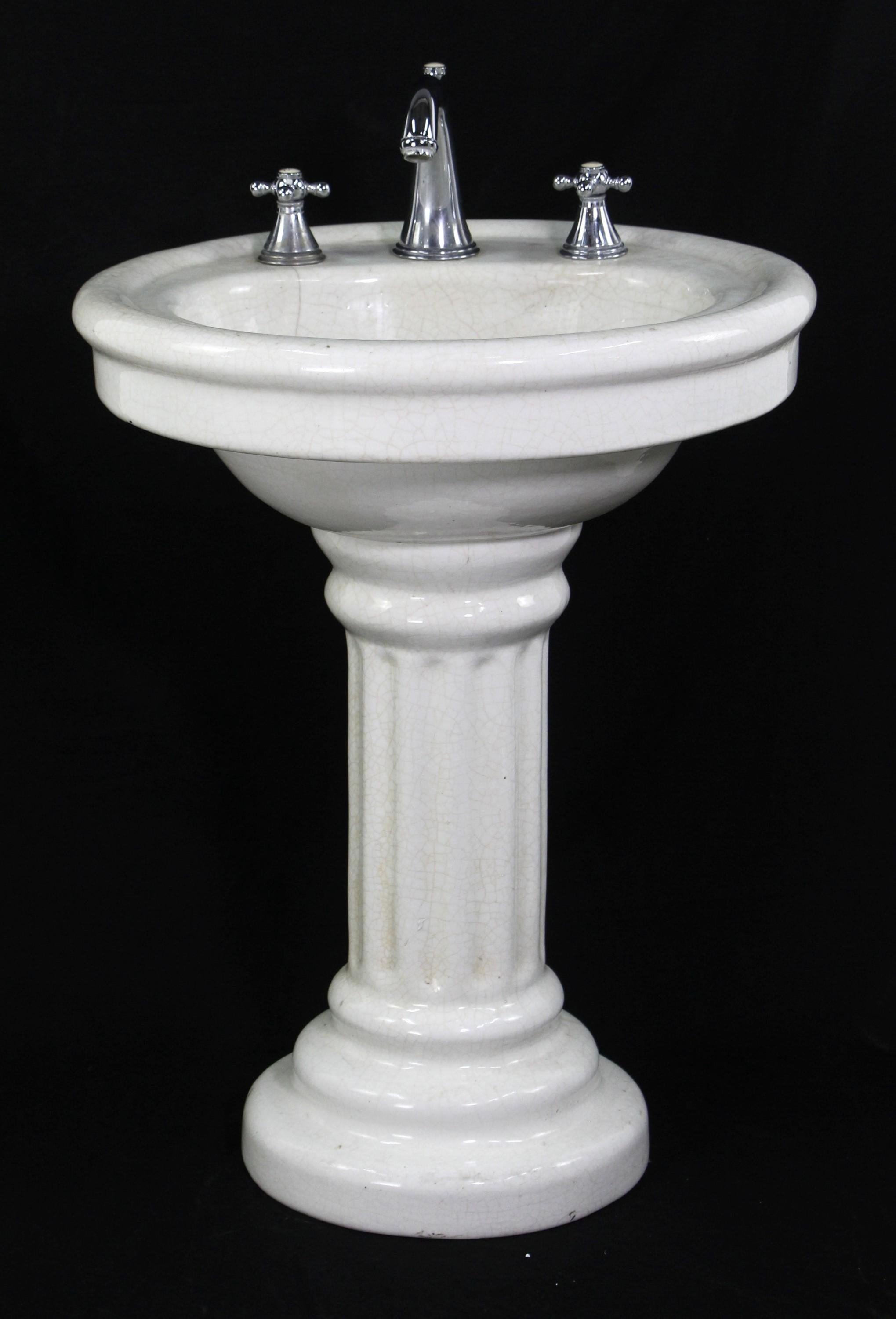 antique pedestal sink