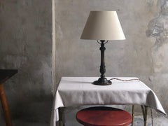Original Early 20th Danish Table Lamp in Bronze in the Style of Johan Rohde