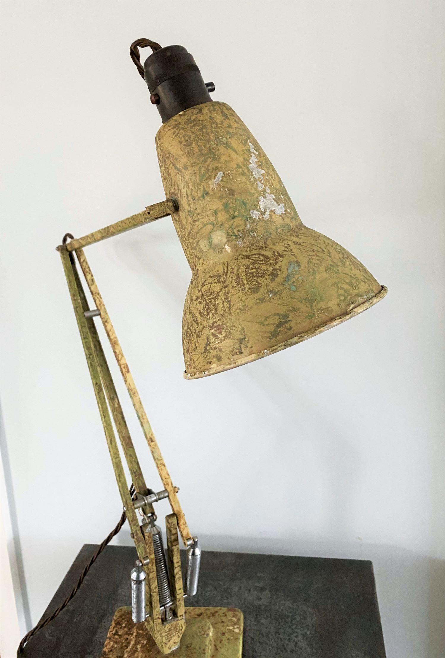 Originale frühe Herbert Terry Anglepoise-Lampe 1227, Schreibtischlampe, Industrielampe im Angebot 4