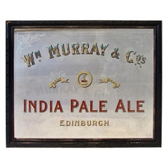 Original Early Irish IPA Back Bar Mirror Advertising