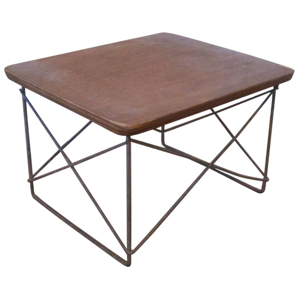 Original Early Series Mid-Century Modern LTR Side Table by Charles and Ray Eames