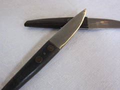 Original Early Signed Auböck Stainless Picnic or Fruit Knives (2)