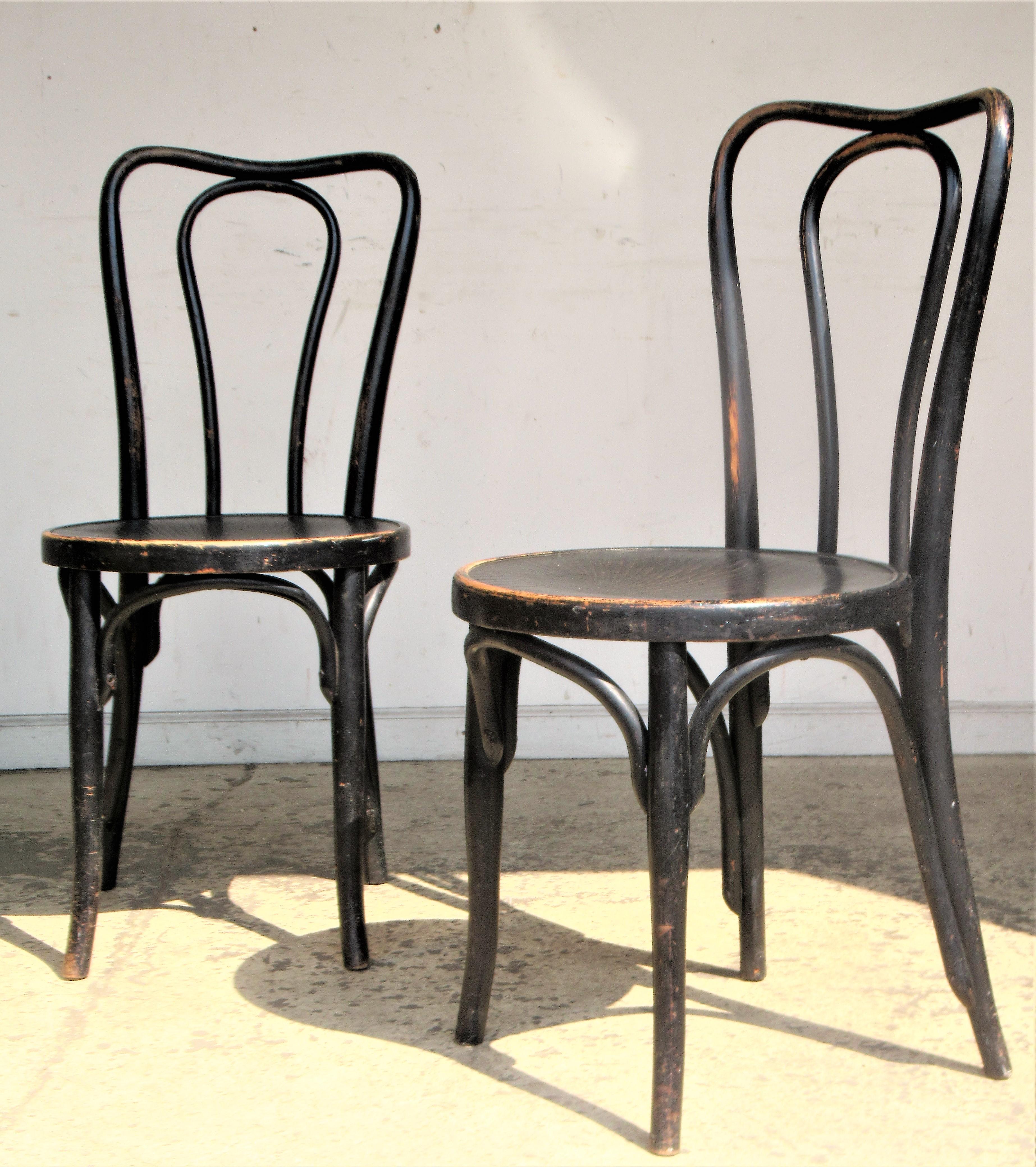  Ebonized Bentwood Chairs by J & J Kohn and Mundus 10