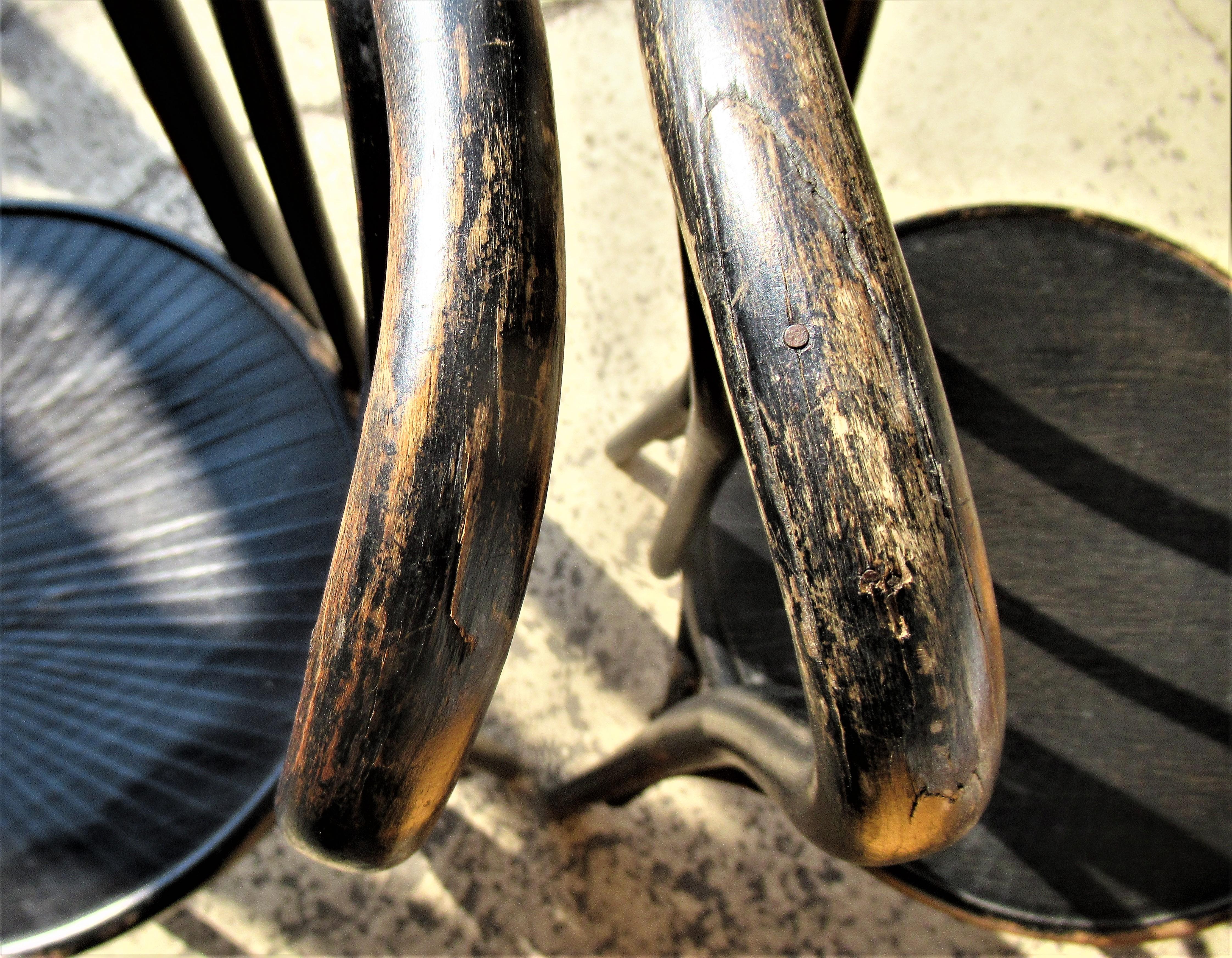  Ebonized Bentwood Chairs by J & J Kohn and Mundus 2