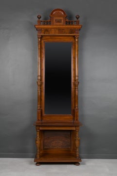 Original Eclectic Mirror with Console, Germany, Late 19th Century