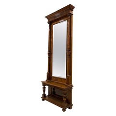 Original Eclectic Mirror with Console, Germany, Late 19th Century
