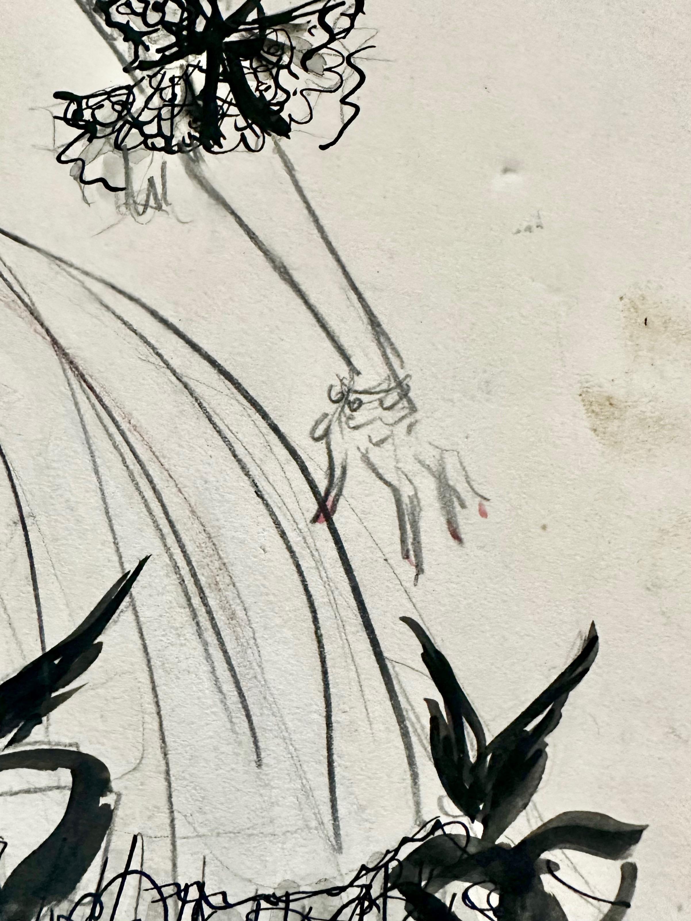 Boceto original Edith Head 1940s Dorothy Lamour Paramount en venta 6