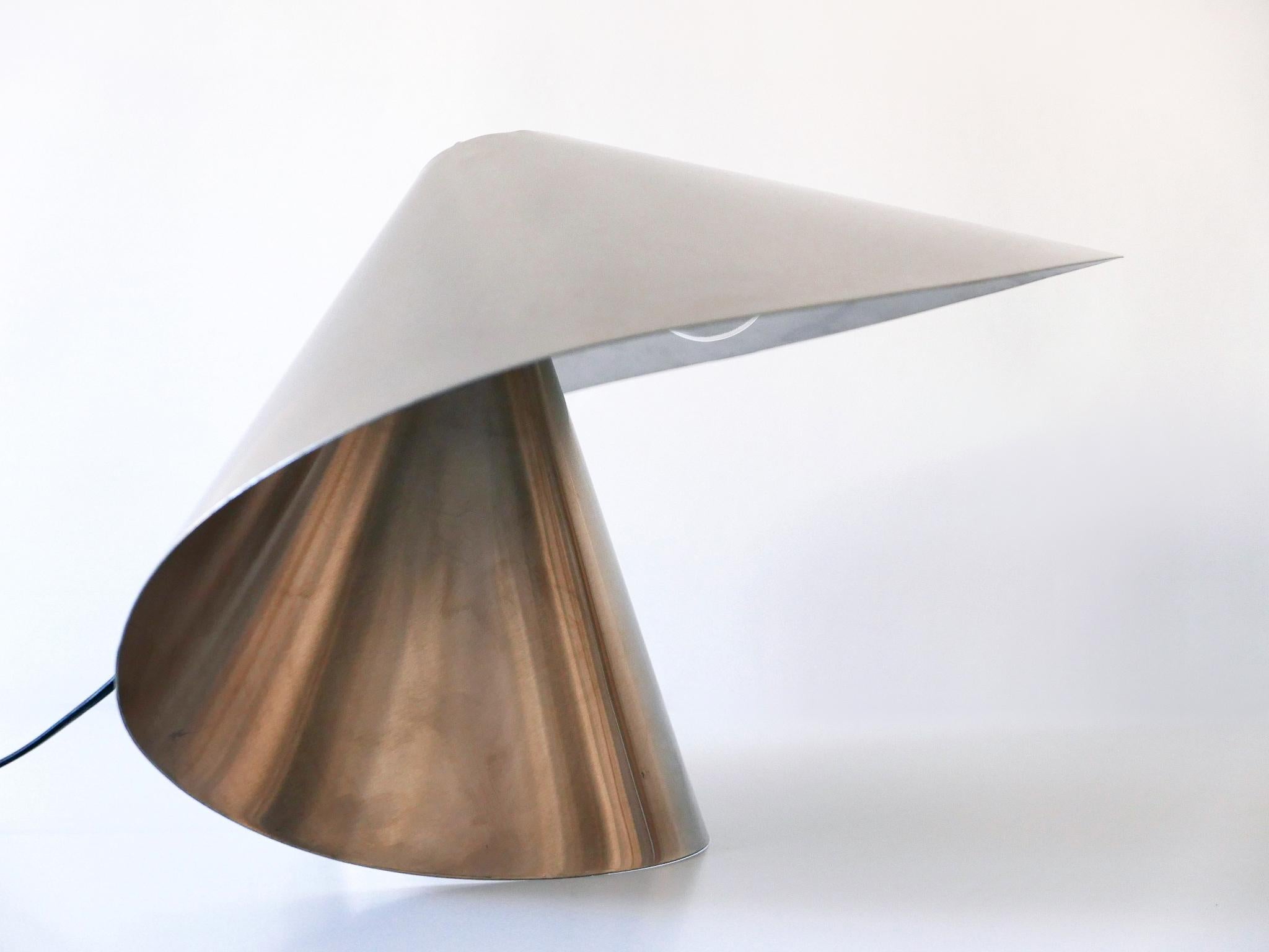 Original Edition Sculptural Table Lamp Nonne by Raoul Raba France 1970s In Good Condition In Munich, DE