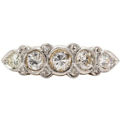 Original Edwardian 5-Stone Diamond Ring