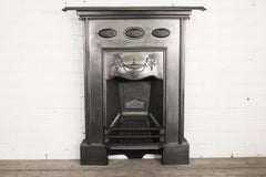Original Edwardian Cast Iron Bedroom Fireplace