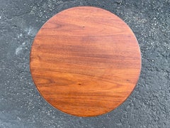 Original Eero Saarinen for Knoll International Tulip Side Table Walnut Top