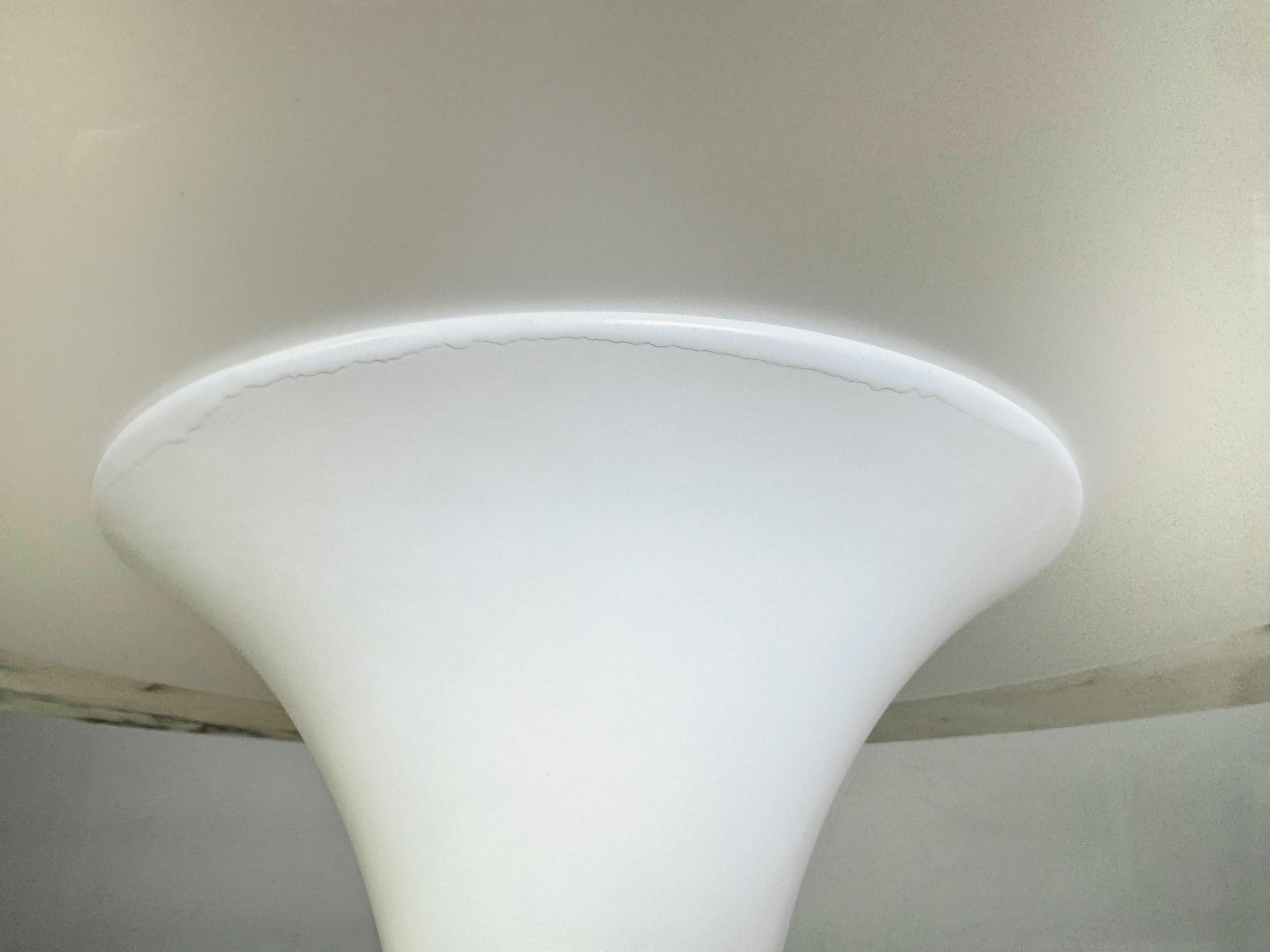 Aluminium Original Eero Saarinen Midcentury Esstisch Tulip Marmor Knoll Intenational en vente