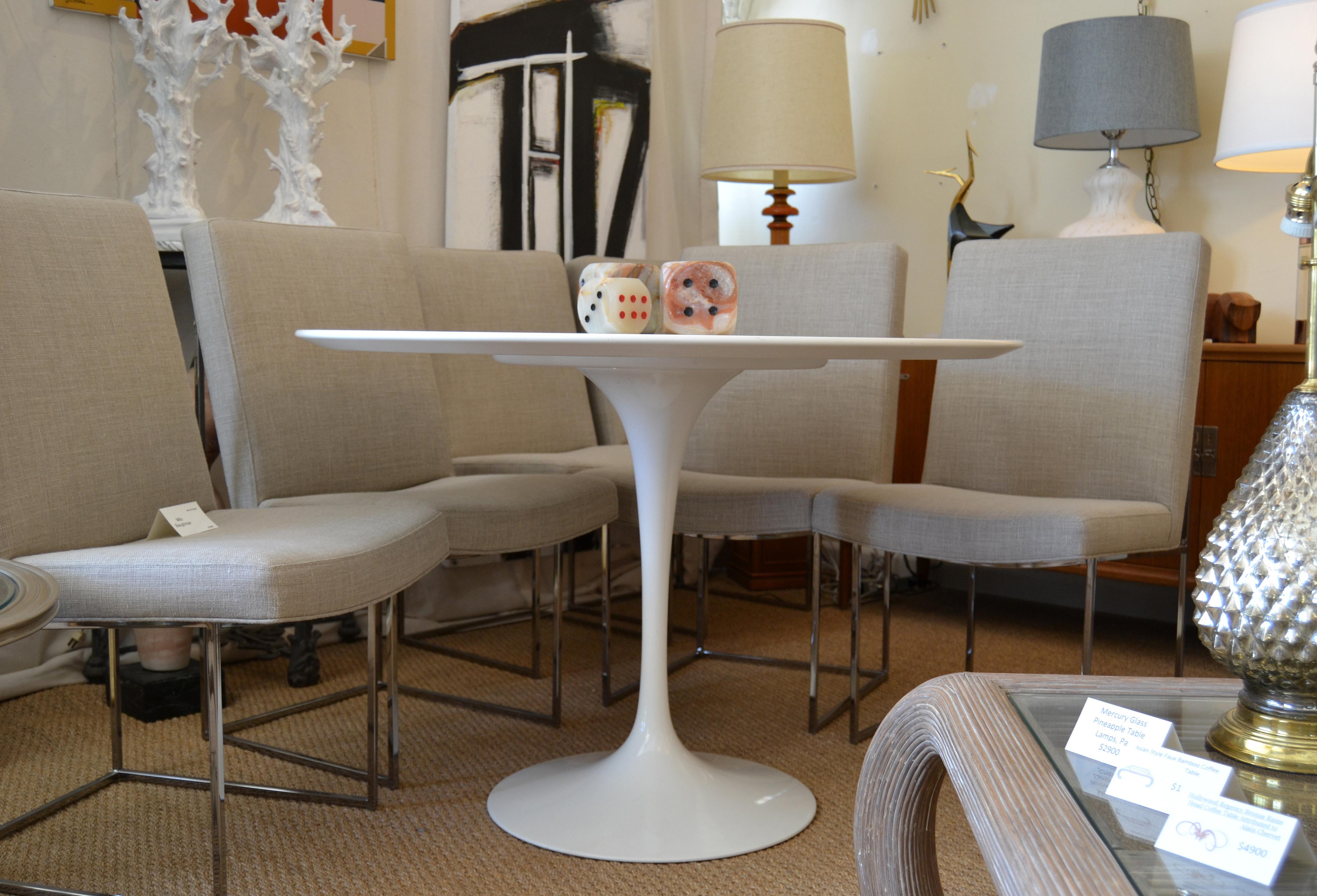vintage saarinen tulip table
