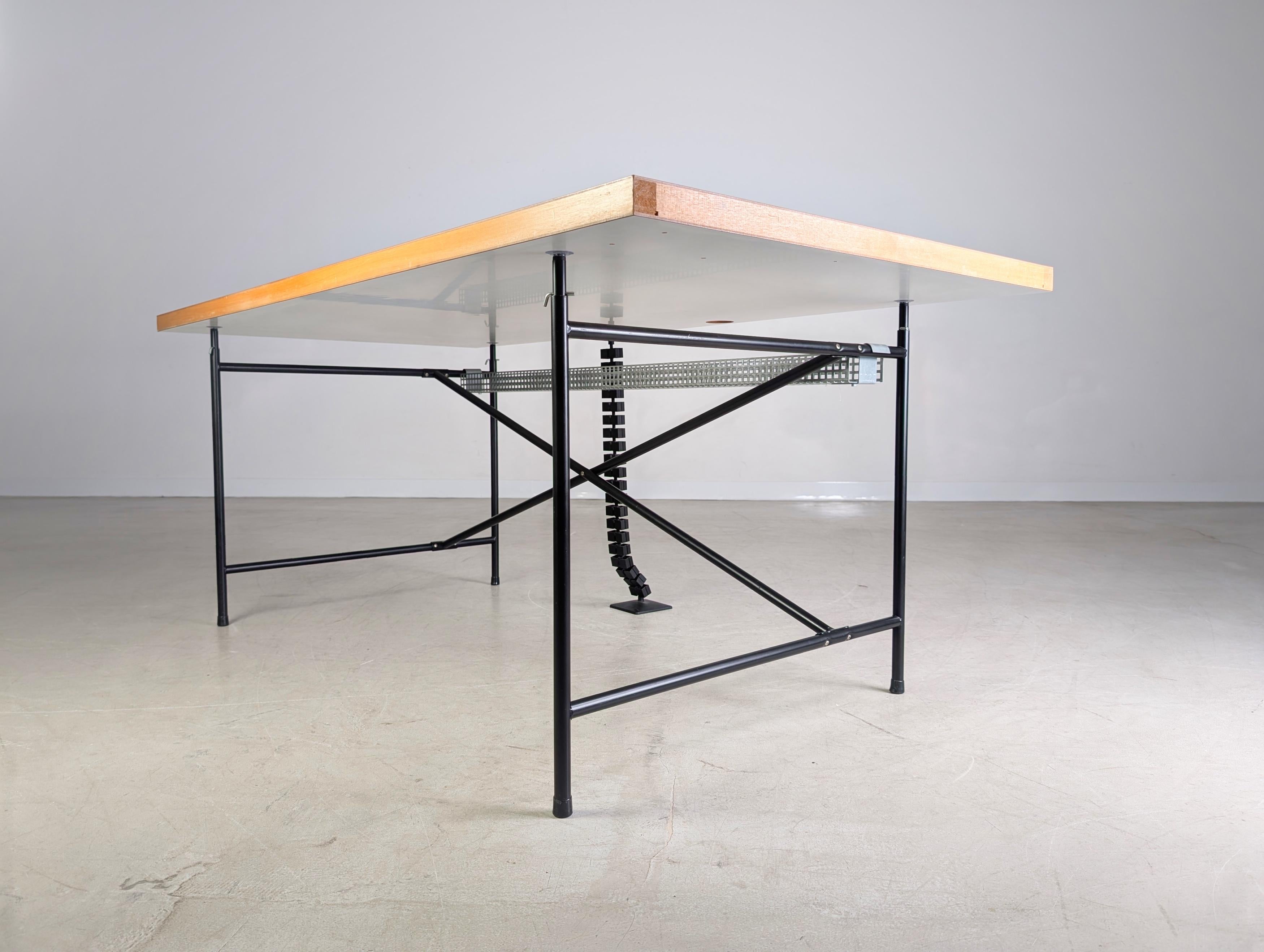 Contemporary Original Egon Eiermann Schreibtisch Richard Lampert 180x90cm For Sale