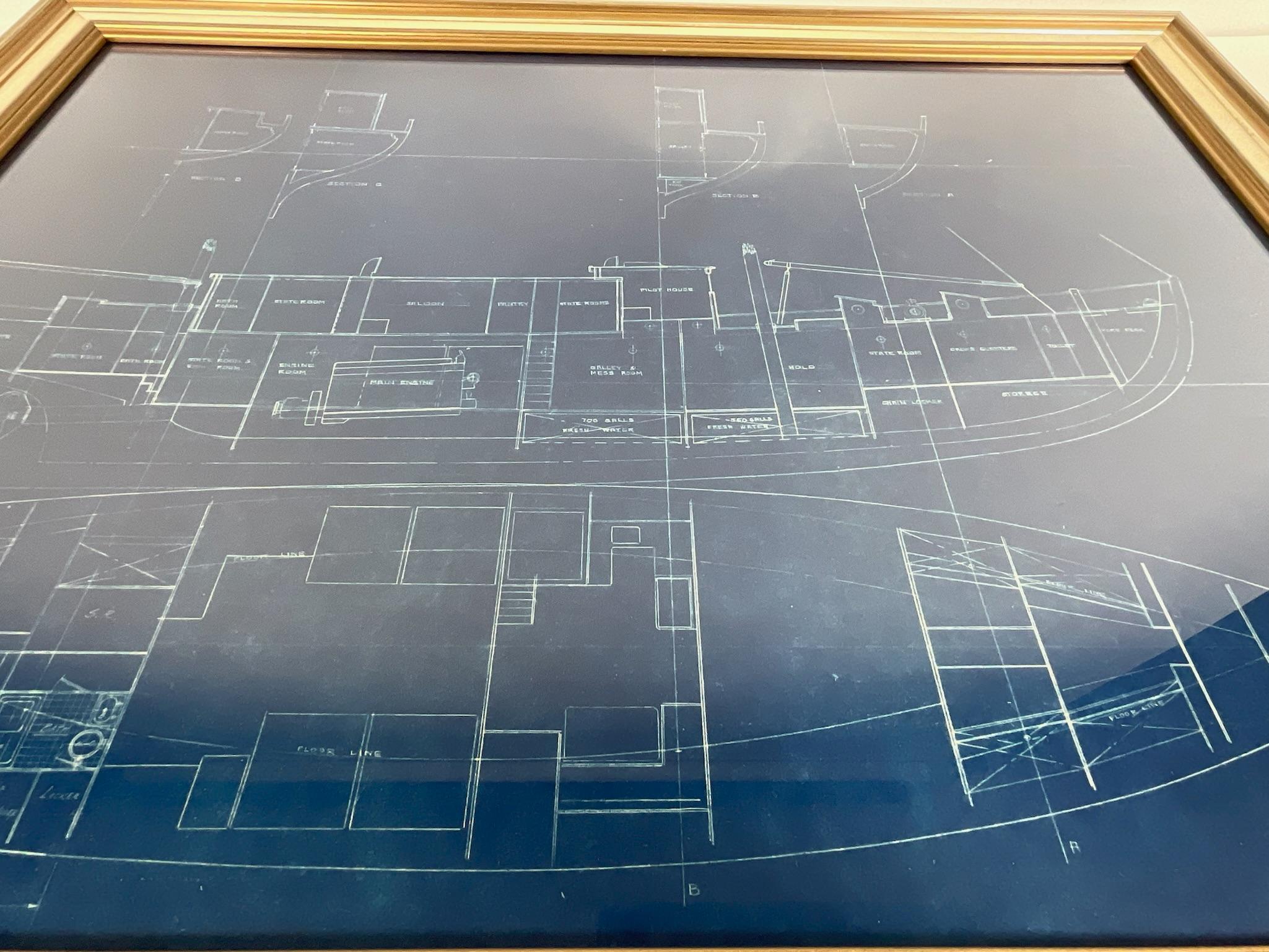 Original Eldredge McInnis Blueprint For Sale 2