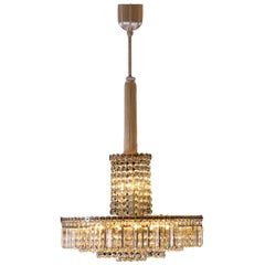 Original Elegant Mid-Century Modern Bakalowits Chandelier from the 1960s
