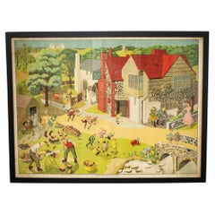 Used Original Elizabeth Skilton Print Country Life