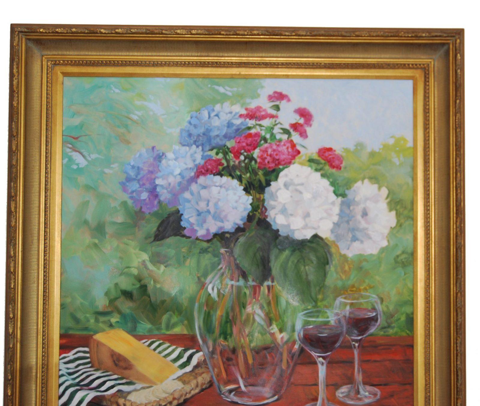 American Original Ellen Bayley Oil on Canvas For Sale