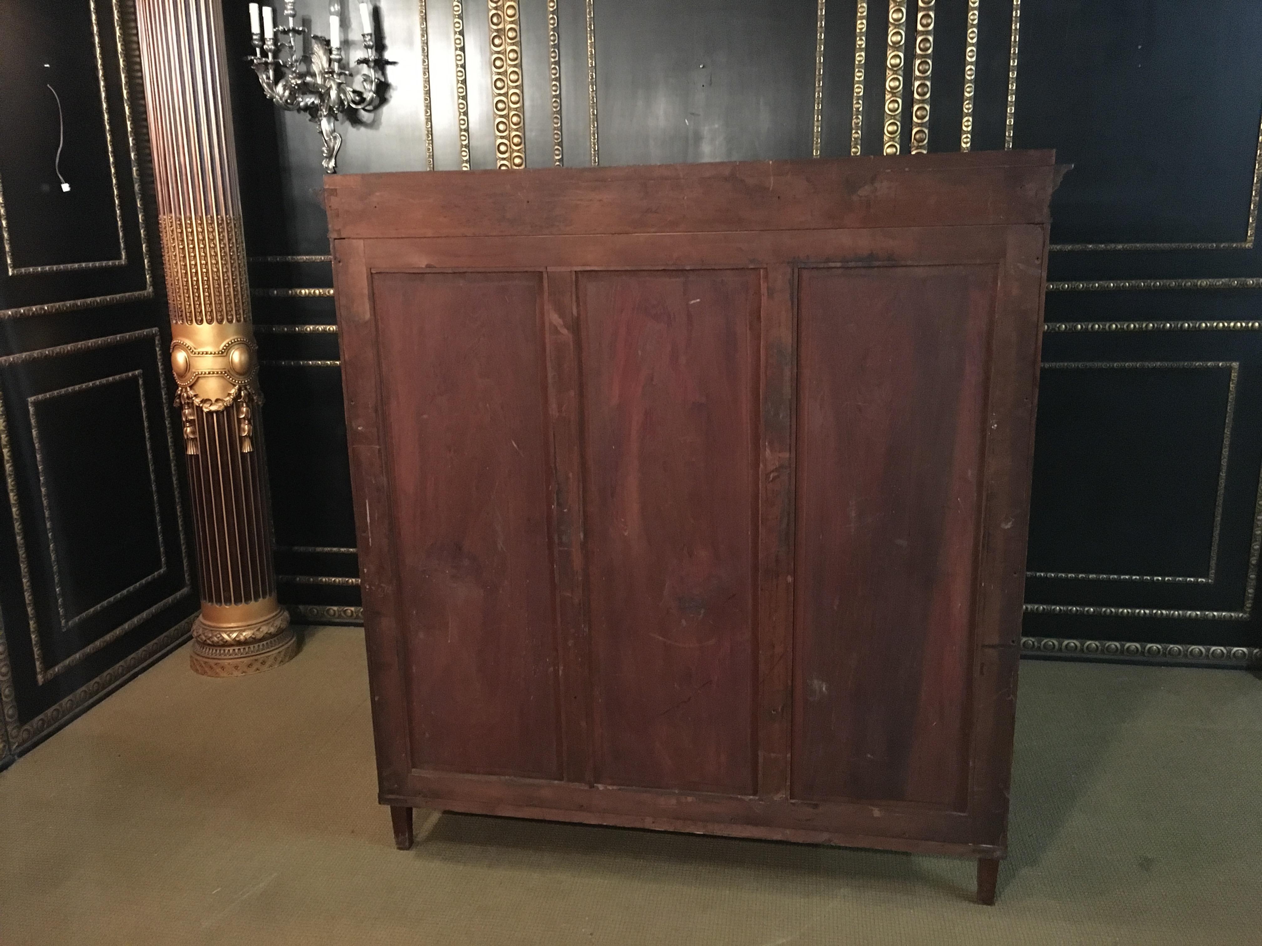 Original Antique Empire Library / Shelve / Vitrine, circa 1860-1880 Mahogany For Sale 4