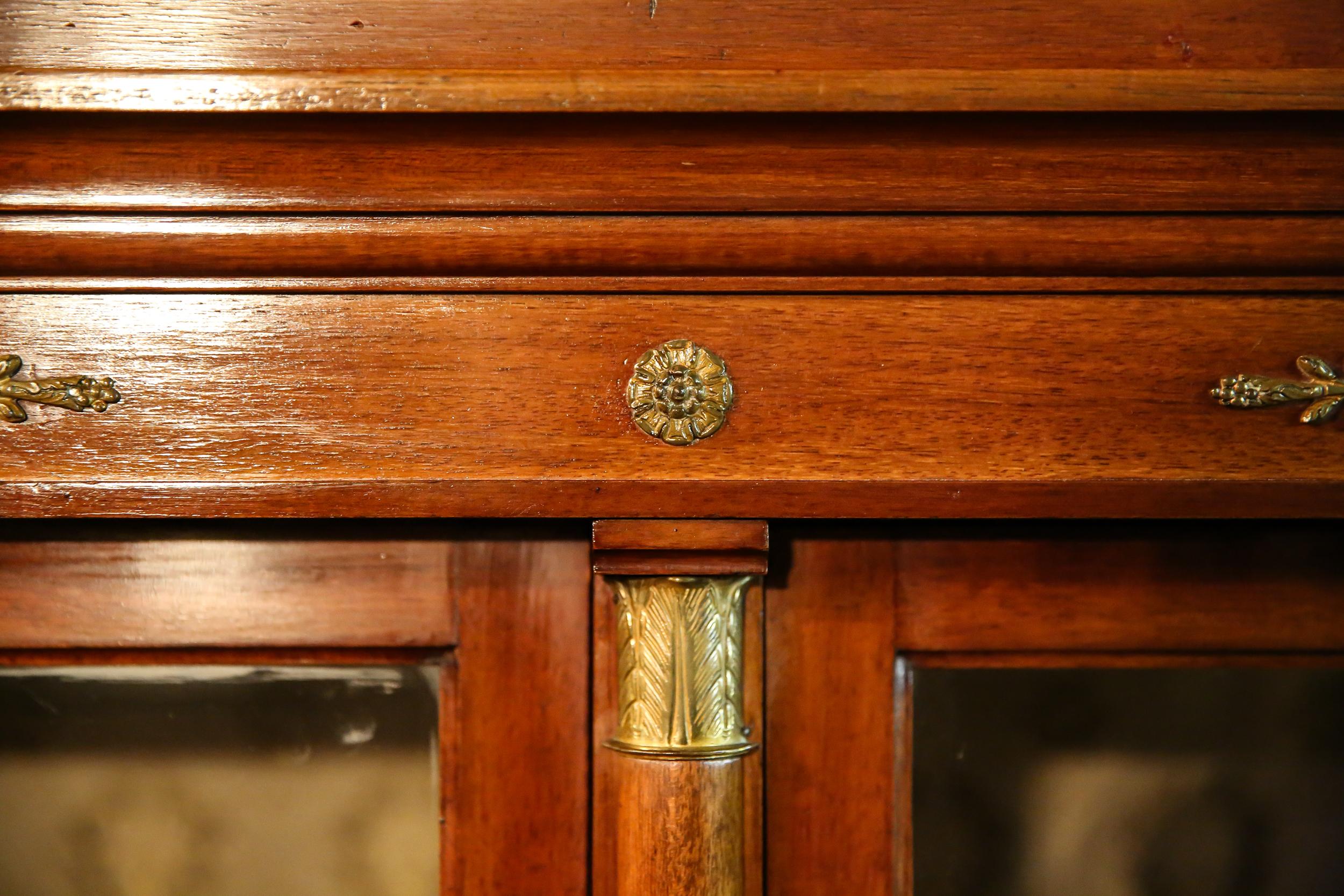 Libreria / Scaffale / Vitrina Impero originale, circa 1860-1880 Mogano in vendita 11