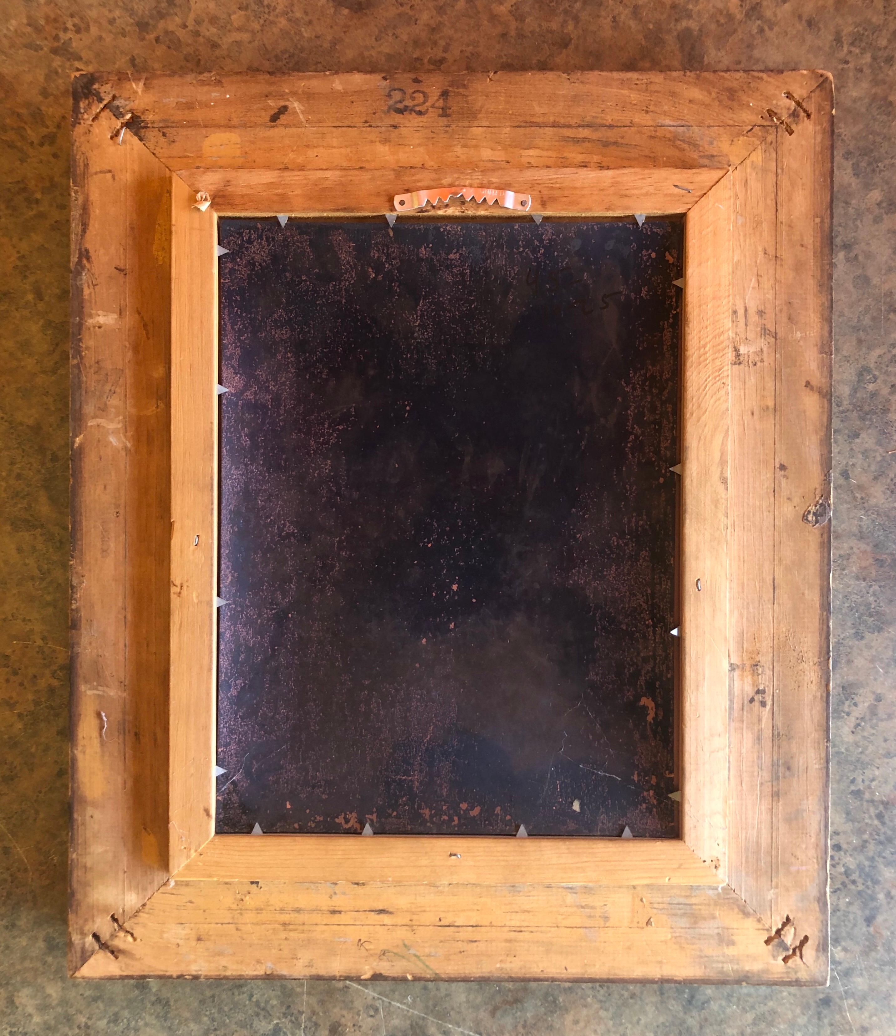 Original Enamel on Copper Painting by Max Karp 3
