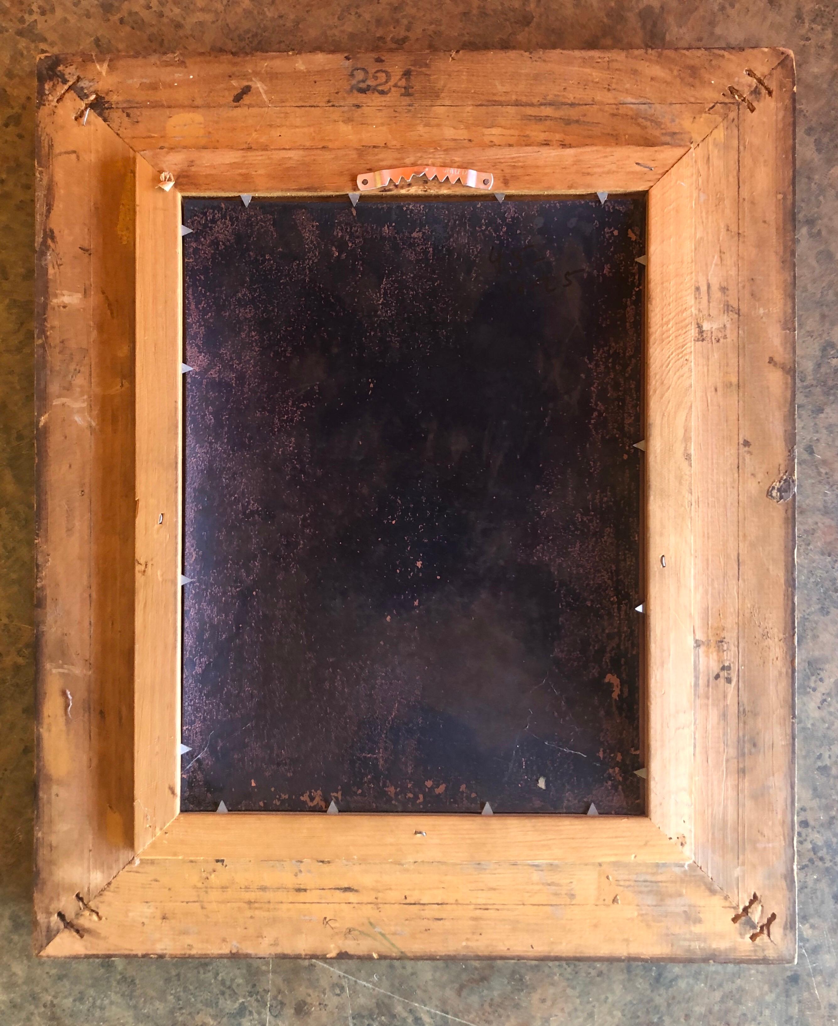 Original Enamel on Copper Painting by Max Karp 4