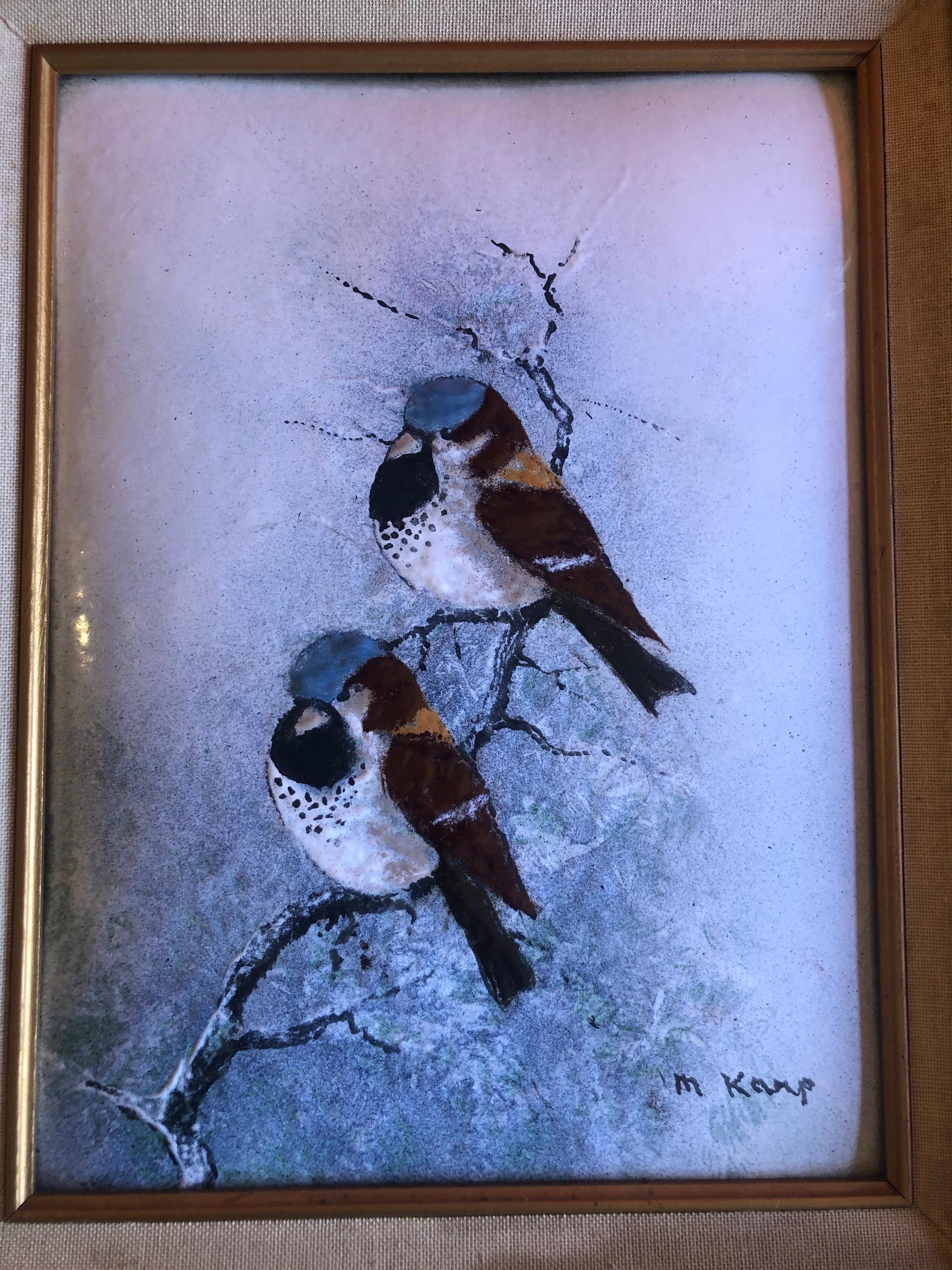 enamel on copper paintings