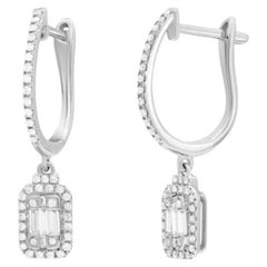 Bague de fiançailles originale en or blanc avec diamant blanc pour sa bague de fiançailles
